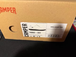 Camper Pelotas Ariel Talla 42 Negras
