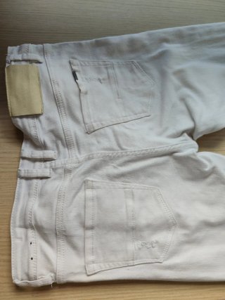 Pantalón Vaquero Blanco Skinny Roto