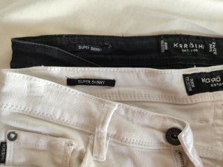 Pantalón Vaquero Blanco Skinny Roto