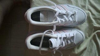 Zapatillas Adidas Niña Blancas y Rosas