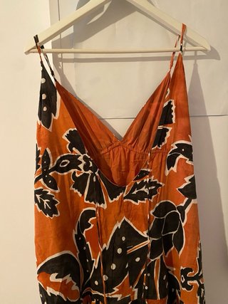Vestido H&M Largo Estampado Floral