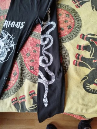 Leggings mujer calaveras talla única