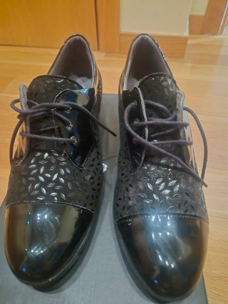 Zapatos Pitillos Talla 41 Mujer Negros con cuña