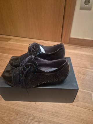 Zapatos Pitillos Talla 41 Mujer Negros con cuña