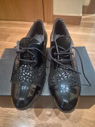 Zapatos Pitillos Talla 41 Mujer Negros con cuña