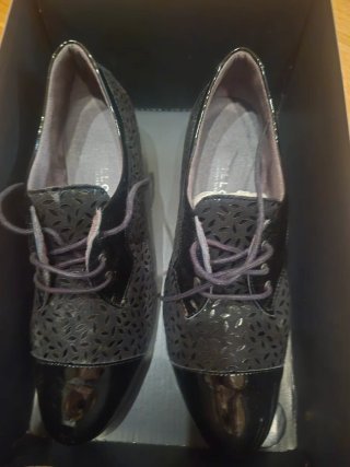 Zapatos Pitillos Talla 41 Mujer Negros con cuña