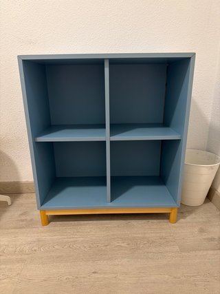 Cajonera azul 4 huecos