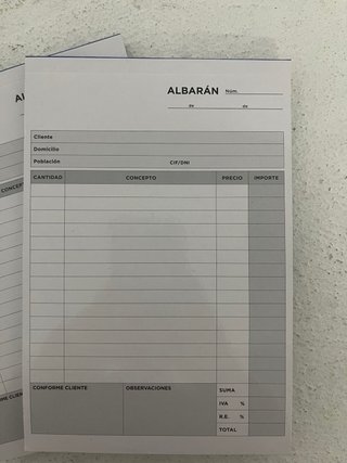 Talonario Albaranes 4º Duplo Liderpapel