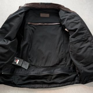 Chaqueta Cuero Moto Dainese Marrón