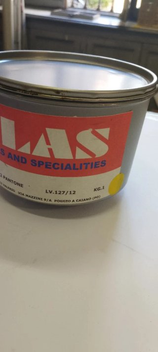 Latta inchiostro tipografico 1 kg colore avana