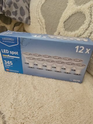 12x Luces LED GU10 Eurodomest