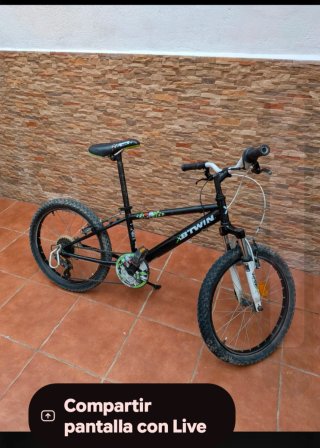 Bicicleta BTWIN Negra