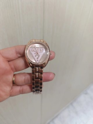 Reloj Guess Dorado y Rosa con Cristales