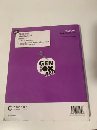 Filosofía 1º Bachillerato. Libro del estudiante...