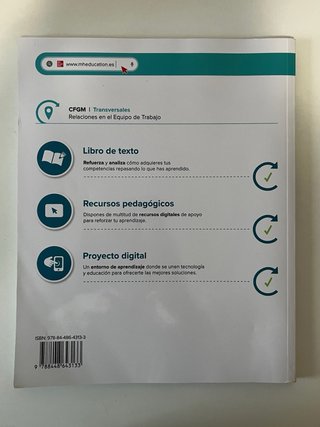 Relaciones en el equipo de trabajo Grado Medio