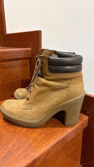 Botines tacón Panama Jack beige