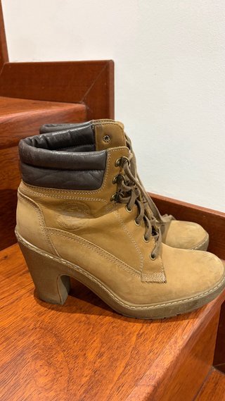 Botines tacón Panama Jack beige