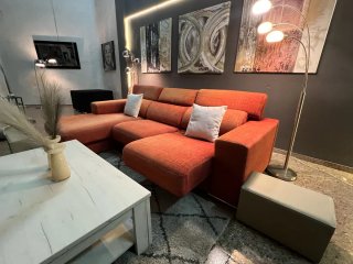 Sofá chaise longue extensible