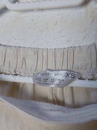 Conjunto pijama blanco tiza tipo seda