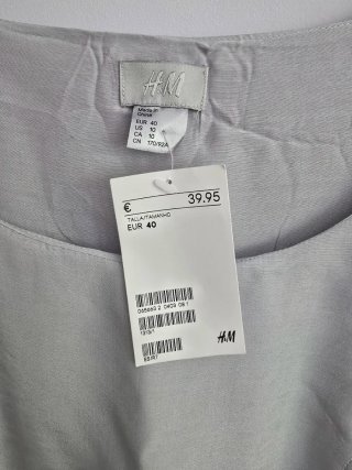 Vestido gris mujer