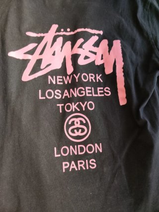 Camiseta Stussy Negra