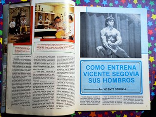 Revista culturismo años 80
