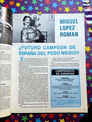 Revista culturismo años 80
