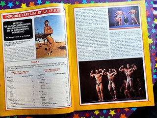 Revista culturismo años 80