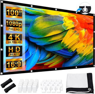 LEORFI pantalla proyector portátil 120" 16:9