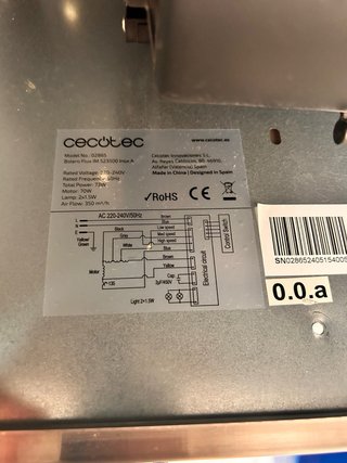 Cecotec Campana Extractora 52cm Bolero F Clase A
