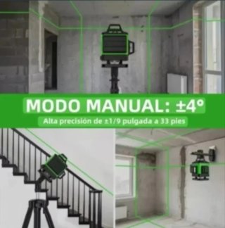 Nivel Láser 4D 16 Líneas Trípode Accesorios