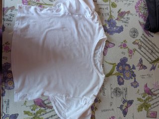 Camiseta Mango Volante Talla S