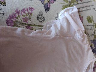 Camiseta Mango Volante Talla S