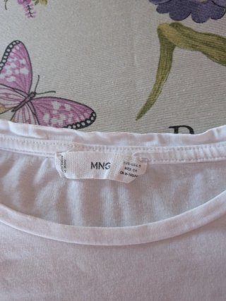 Camiseta Mango Volante Talla S