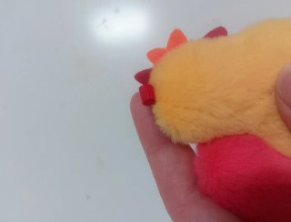 REGALO Imán Llavero Pollo Peluche