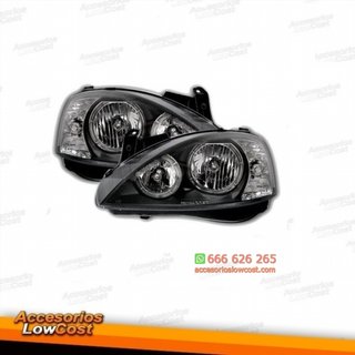 FAROS  CON OJOS DE ÁNGEL OPEL CORSA C (00-06). FO