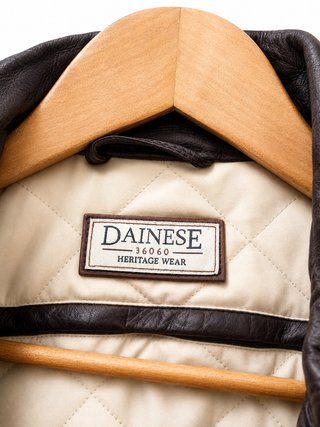 Chaqueta Dainese Cuero Marrón