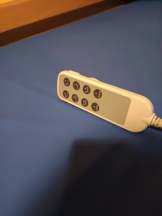 Cama articulada eléctrica madera y metal