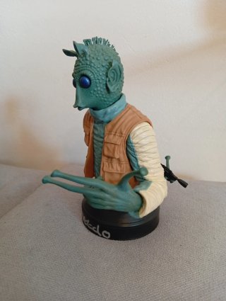 Busto Star Wars Greedo Autografiado
