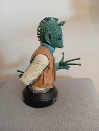 Busto Star Wars Greedo Autografiado
