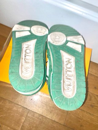 Louis Vuitton Sneakers Verdi e Bianche