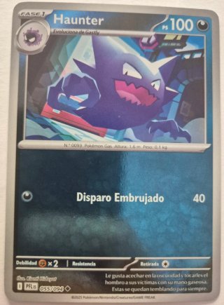 Carta Pokémon Mega Gengar-EX PFLB 056/094