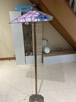 Lampada Tiffany in Cristallo e Metallo