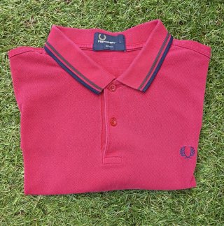 Polo Fred Perry Rojo Talla L