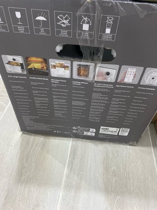 Sofá, 2 mesas y Airfryer