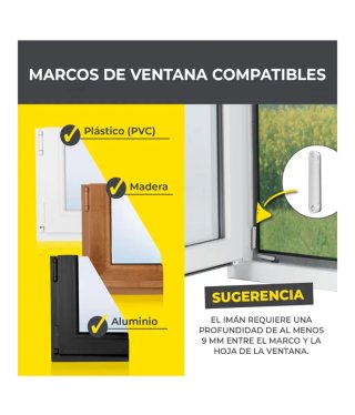 Mosquitera Easymaxx con imanes