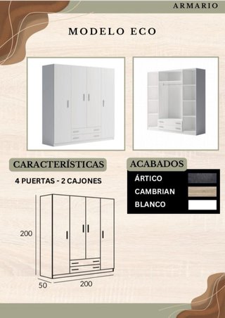 Armarios desde 220€ | 24 H | Montaje Gratis
