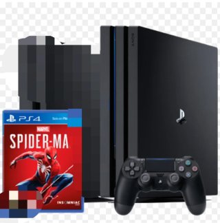 PS4 Pro + Mando Blanco + Spider-Man 1