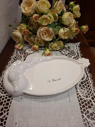 Vassoio porcellana per foie gras