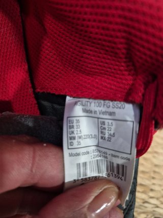 Botas Fútbol Kipsta Talla 35